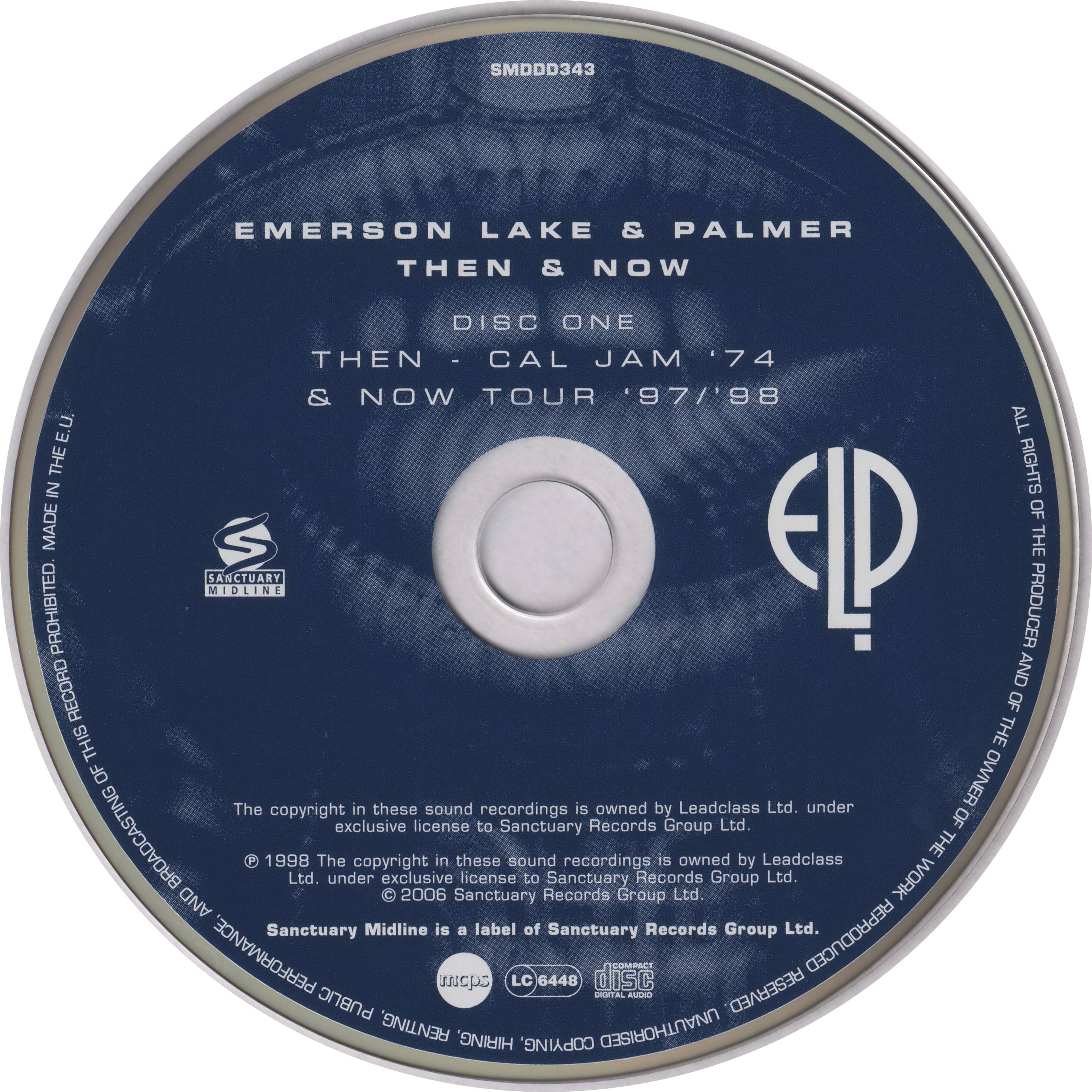 Emerson, Lake and Palmer Then and Now [cd1 uk]